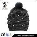 Черный цвет дизайн одежды трикотаж прилагается ювелирные изделия шляпа